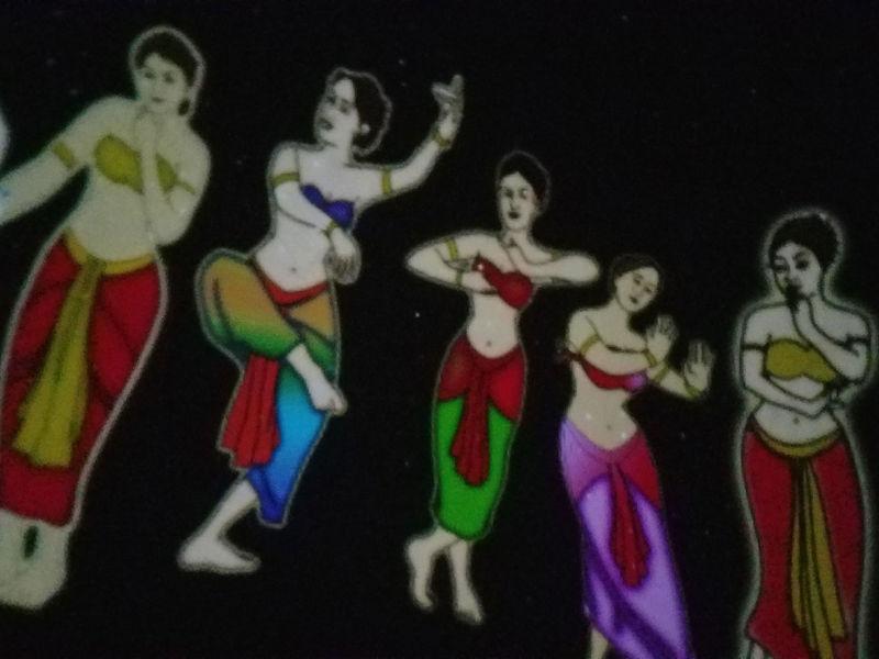 A still from a planetarium show depicting the Hindu myths of some constellations.